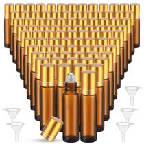 Frascos rolantes de óleo essencial Sumind 10mL de vidro x150 com funil Frascos rolantes de óleo essencial Sumind 10mL de vidro x150 com funil