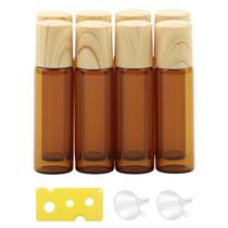 Frascos Roller Vials Newzoll Amber Glass de 5 mL (pacote com 8)