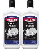 Frascos Silver Polish Weiman de 240 ml (8 onças), pacote com 2