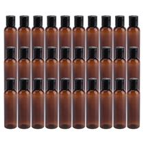 Frascos Squeeze Bekith, pacote de 30 ml, âmbar, sem BPA, com tampa