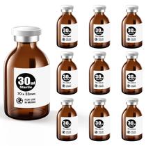 Frascos vazios estéreis Ks-Tek com porta de injeção autocurativa de 30 mL Frascos vazios estéreis Ks-Tek com porta de injeção autocurativa de 30 mL