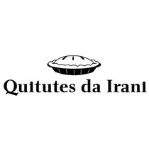 Frase de parede Quitutes da Irana + aplique de torta - Mdf 3mm preto - MongArte Decor