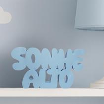 Frase Decorativa Sonhe Alto Letras para Decoração