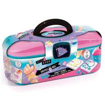 Frasqueira de Pulseiras Joias Cristal Gel Maleta F0019-1 - Fun