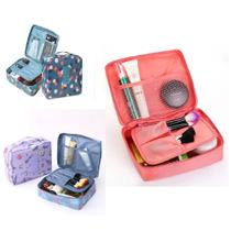 Frasqueira de viagem bolsa maleta necessaire cosmeticos maquiagem organizador academia mala multiuso