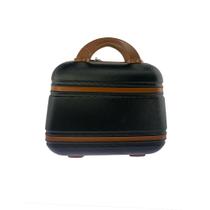 Frasqueira de Viagem Necessaire ABS Rígido Maleta de Mãos Cor:Preto