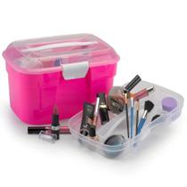 Frasqueira Grande Multiuso Com Divisória Manicure Maquiagem