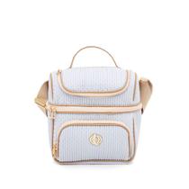 Frasqueira Lequiqui Chevron Cooler - Azul Frasqueira Lequiqui Chevron Cooler - Azul