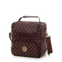 Frasqueira Lequiqui Escocesa Cooler - Marrom