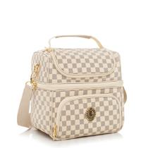 Frasqueira Lequiqui Escocesa Cooler - Xadrez Cru