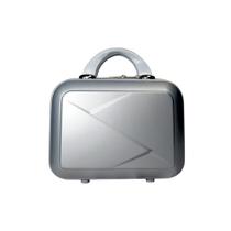 Frasqueira Maleta Viagem de Mão Nécessaire Abs Reforçada Cinza 3D