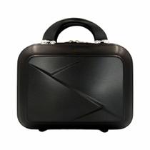 Frasqueira Maleta Viagem de Mão Nécessaire Abs Reforçada Preta 3D