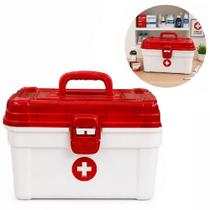 Frasqueira Organizadora Nitron 13 Divisórias Plástico Resistente com Trava e Alça para Viagem 12L Frasqueira Organizadora Nitron 13 Divisórias Plástico Resistente com Trava e Alça para Viagem 12L
