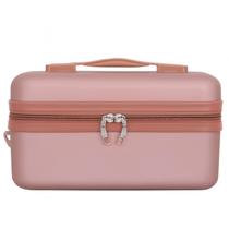 Frasqueira Rígida com Alça Bolsa Necessaire Premium Porta Jóias e Maquiagem Estilo Baú - Mendoza - Cruzeiro Frasqueira Rígida com Alça Bolsa Necessaire Premium Porta Jóias e Maquiagem Estilo Baú - Mendoza - Cruzeiro