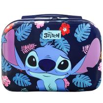 Frasqueira Stitch Disney Rígida Maleta Alça Regulável Viagem