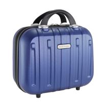 Frasqueira Viagem Maleta Necessaire Rígida ABS Grande de Mão Bordo Frasqueira Viagem Maleta Necessaire Rígida ABS Grande de Mão Bordo