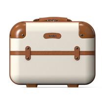 Frasqueira Viagem Super Luxo Necessaire com Alça Transversal Feminina Elegante - Atena - Gash - Branco