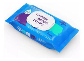 Free Wipes Lenço Umedecido Toilet Depois do Nº2 50Und 20cmx15cm
