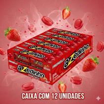 Freegells Azedinho Morango 12x28g Bala Tipo Drops Doce e Azeda Sabor Intenso