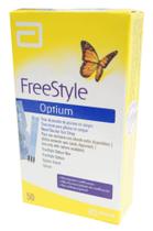 FreeStyle Optium Tiras com 50 unidades Abbott