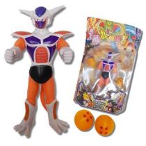 Freeza 2 Forma Dbz: Boneco Articulado + 2 Esferas De Dragão