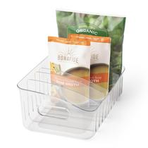 Freezer Bin YouCopia FreezeUp 12 sem BPA com divisórias e alça Freezer Bin YouCopia FreezeUp 12 sem BPA com divisórias e alça