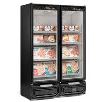 Freezer/Conservador Vertical Conveniência para Sorvetes e Congelados GCVC-950 EL PR Preto 957 Litros Frost Free Gelopar Freezer/Conservador Vertical Conveniência para Sorvetes e Congelados GCVC-950 EL PR Preto 957 Litros Frost Free Gelopar