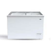 Freezer e Conservador Expositor Horizontal EOS 450 Litros Eco Gelo Dupla Ação com Tampa de Vidro EEH500XX 220V