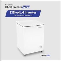 Freezer e Refrigerador Horizontal Bivolt, Inverter, Dupla Ação 293L - DA302IFTech Freezer e Refrigerador Horizontal Bivolt, Inverter, Dupla Ação 293L - DA302IFTech