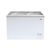Freezer Expositor Horizontal Dupla Ação 120 Litros Eco Gelo Tampa De Vidro EEH120XX Eos 110V
