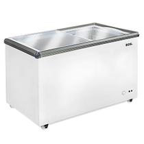 Freezer Expositor Horizontal Dupla Ação 320 Litros Eco Gelo Tampa De Vidro EEH400XX Eos 110V