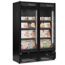 Freezer Expositor Vertical 2 Portas GCVC950ELCB Preto Gelopar 220V