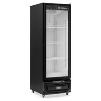 Freezer/Expositor Vertical GPTF-570 LP PR Preto - 578L LED Perimetral Sorvetes e Produtos Congelados - Gelopar