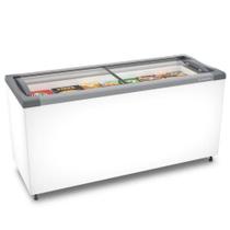 Freezer Horizontal 404L Tampa Vidro Metalfrio 220V
