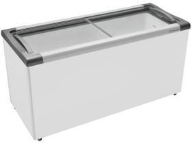 Freezer Horizontal Congelados Tampa Vidro 404l Nf55 Metalfrio 127v 127v