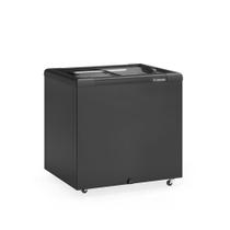 Freezer Horizontal Gelopar 210L All Black Vidro 220V