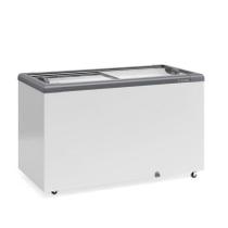 Freezer Horizontal Ghd400h Cinza 400 Litros 2 Tampa Vidro 127V Gelopar