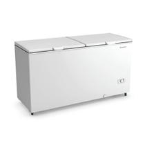 Freezer Horizontal Inverter 2 Tampas Metalfrio Dupla Ação 543 Litros DA550IFT01 Branco - Bivolt