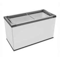 Freezer Horizontal Metalfrio 388 Litros Tampa De Vidro Supra Branco NF40SB 127V