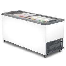 Freezer Horizontal Metalfrio 505 Litros Tampa de Vidro Supra Branco Nf55sb-220V Freezer Horizontal Metalfrio 505 Litros Tampa de Vidro Supra Branco Nf55sb-220V
