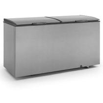 Freezer Horizontal Skin Condenser Aço Tipo Inox GHBS-510 TI Gelopar 127v