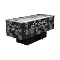 Freezer Ilha Expositora Horizontal Fricon ICED 568 Congelados 568L 2m LED Preta 220V Freezer Ilha Expositora Horizontal Fricon ICED 568 Congelados 568L 2m LED Preta 220V