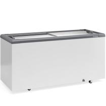 Freezer Plano Dupla Ação Vidro Reto Deslizante com LED GHD500L Gelopar