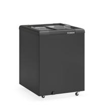 Freezer Plano Vidro Reto Deslizante 210L GHD130LB All Black Gelopar 220V