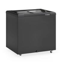 Freezer Plano Vidro Reto Deslizante 210L GHD200LB All Black Gelopar 220V Freezer Plano Vidro Reto Deslizante 210L GHD200LB All Black Gelopar 220V