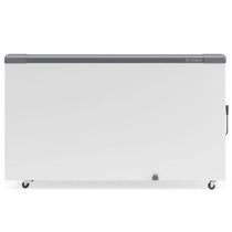 Freezer Plano Vidro Reto Deslizante Ghd400 Gelopar Expositor 395 Litros Cinza 220v