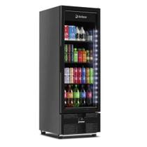 Freezer Vertical 560L Imbera Evz21 Porta de Vidro Preta