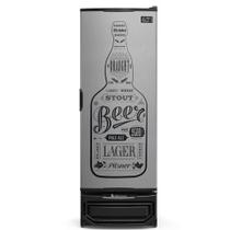 Freezer Vertical para Cerveja até -6C para 144 un de garrafa Preta GRBA 400 GW - Gelopar