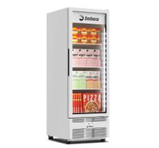 Freezer Vertical Tripla Ação 560L Imbera Porta De Vidro Branco EVZ21 220v