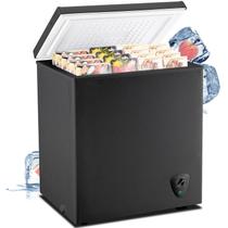 Freezer WANAI Mini Baú Preto 127 L (4,5 pés cúbicos)
